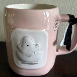 Rae Dunn Pink Ghost Mug